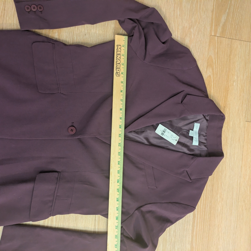 New York & Company Deep Purple Blazer - Picture 7 of 13